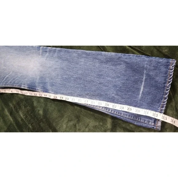 Vintage Levis 532 1984 Jeans Mens Flare 36X34 Orange Tab Blue Denim USA Made - Picture 5 of 16